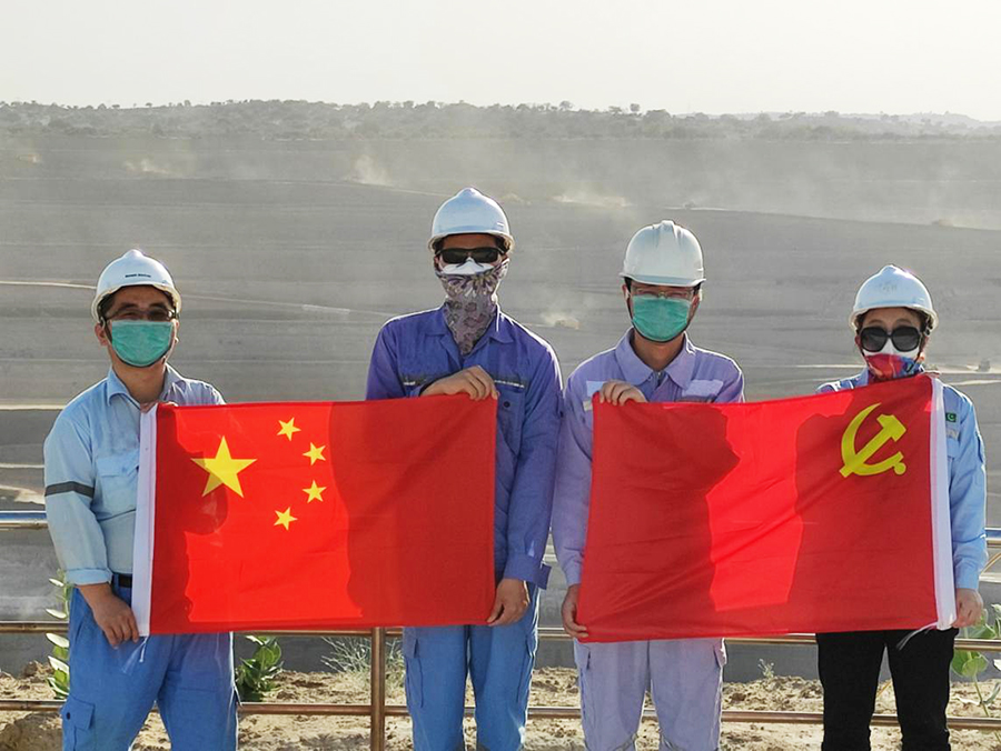 【國企擔(dān)當(dāng)】海外戰(zhàn)“疫”——宏大爆破將鮮紅黨旗屹立在海外防疫一線！